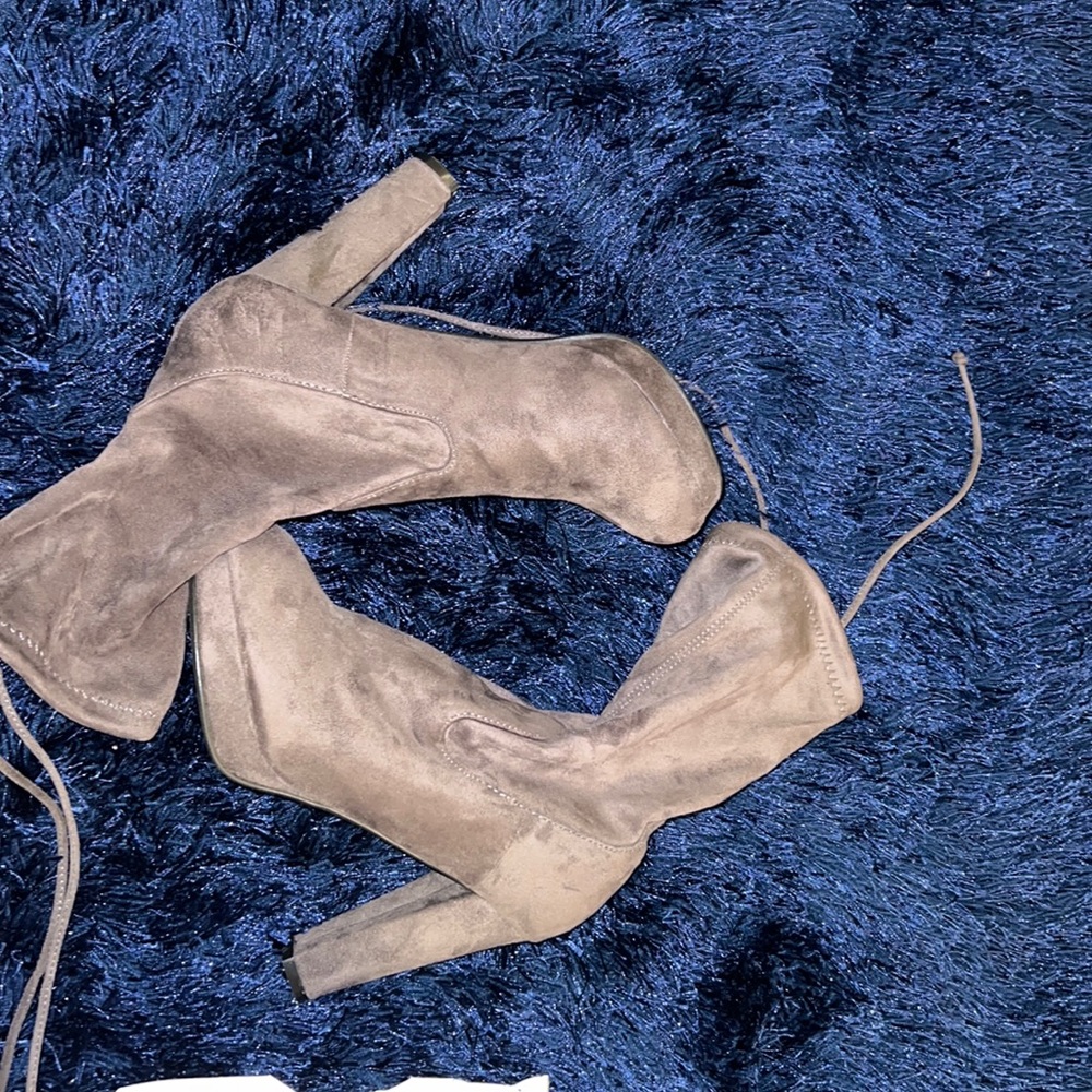 Grey booties